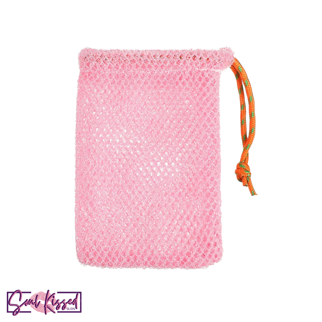 Lather Bag- Exfoliating Mesh Soap Pouch