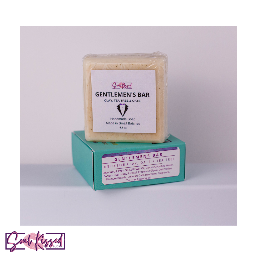 Gentlemen's Clay & Tea Tree Bar Soap
