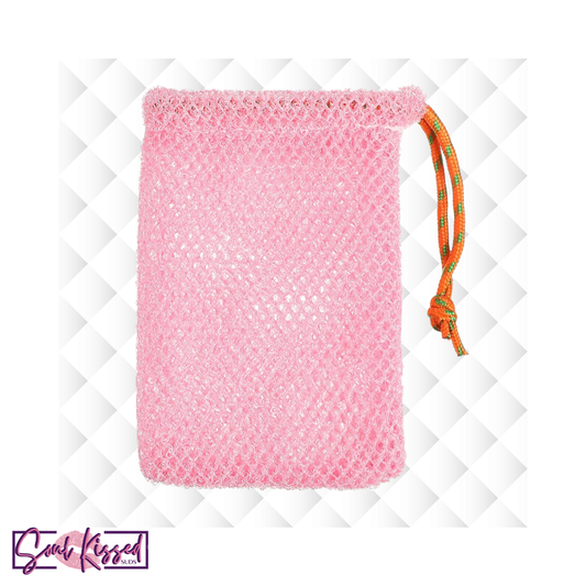 Lather Bag- Exfoliating Mesh Soap Pouch