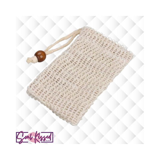 Natural Sisal Lather Bag- Exfoliating Soap Pouch