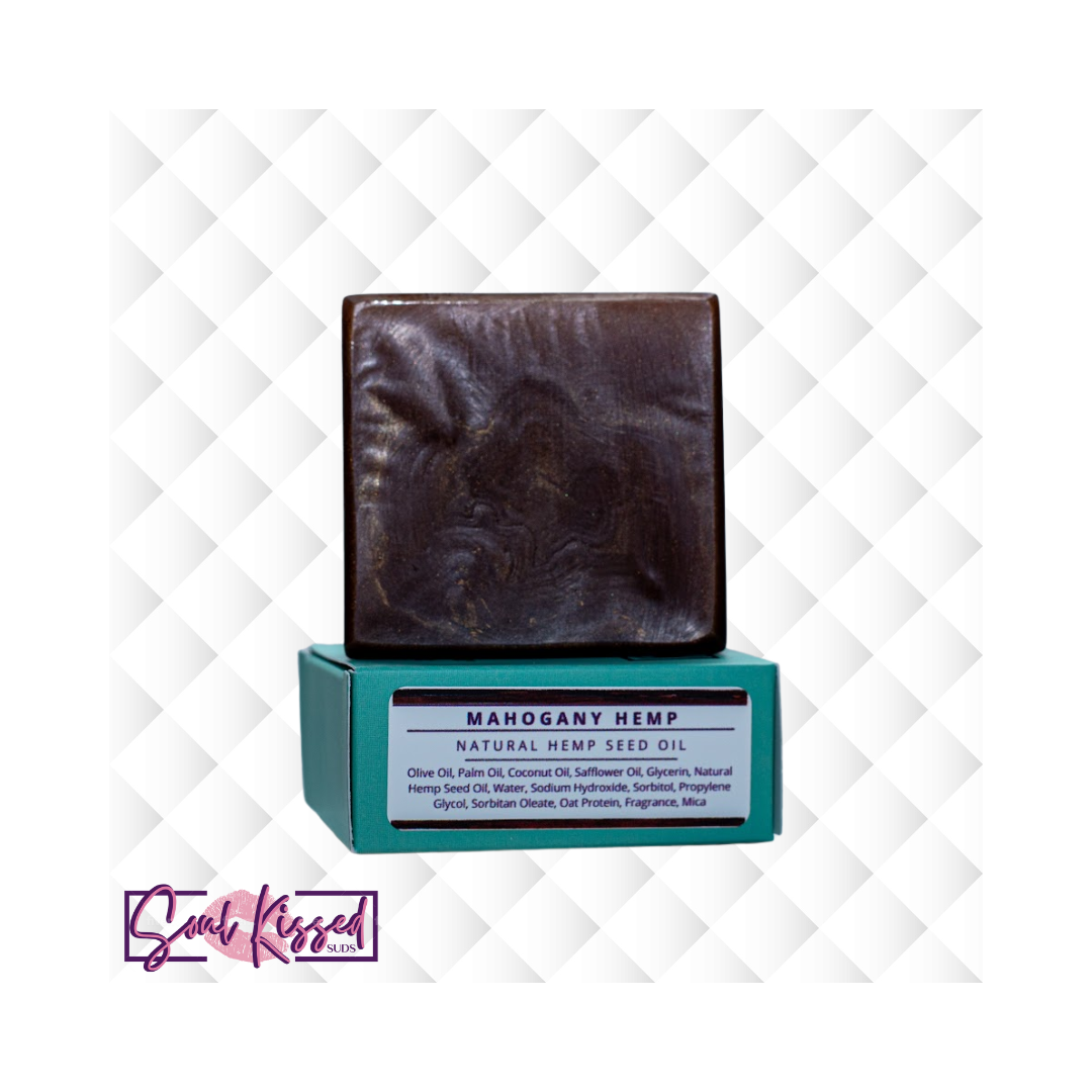 Mahogany Hemp Bar Soap