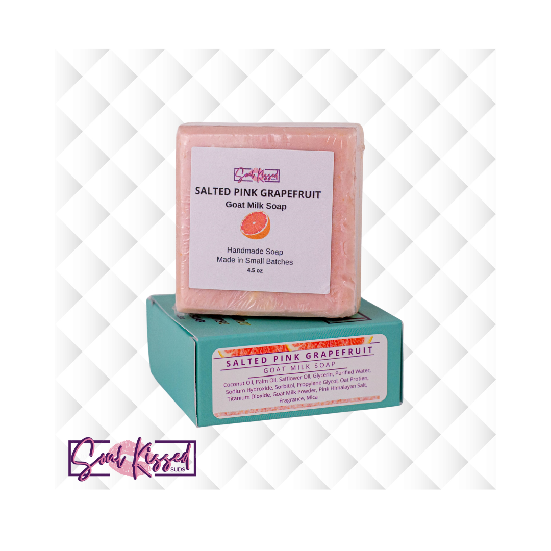 Salted Pink Grapefruit Bar Soap